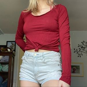 Musty red long sleeve